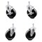 Service Caster 5 Inch Phenolic Wheel Swivel 3/8 Inch Threaded Stem Caster Brakes SCC, 2PK SCC-TS20S514-PHS-381615-2-TLB-2 - alternate 5